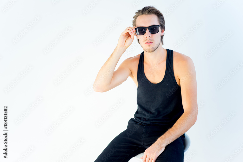 Handsome male model Handsome male model
