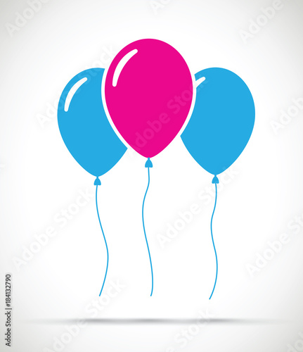 Set of balloons