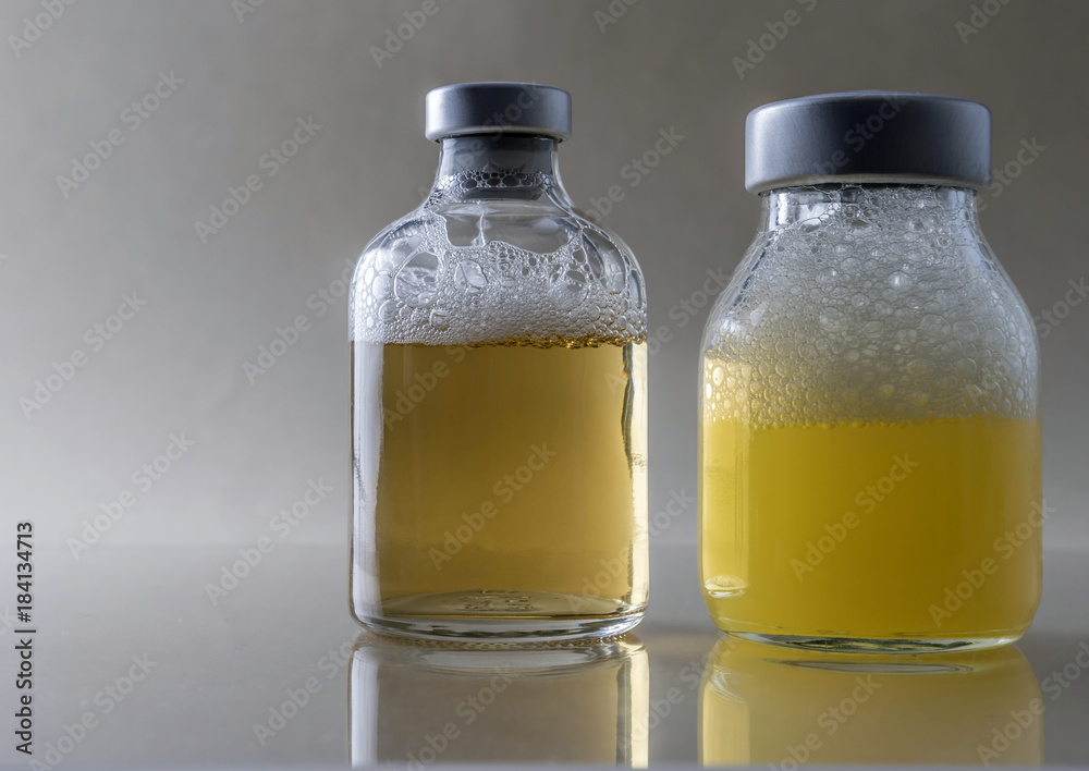 Medicine In Vials, Ready For Vaccine Injection Medicine In Vials, Ready For Vaccine Injection