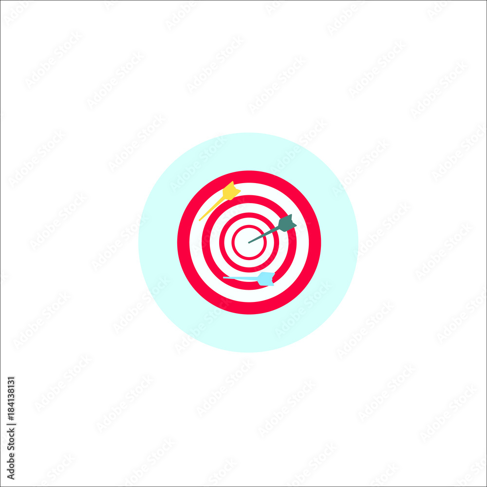 Dart icon. Vector Illustration