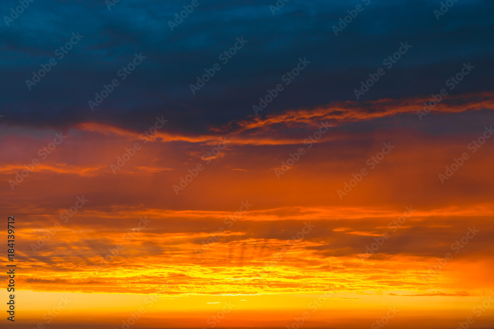 dramatic vibrant colorful clouds during sunset dramatic vibrant colorful clouds during sunset