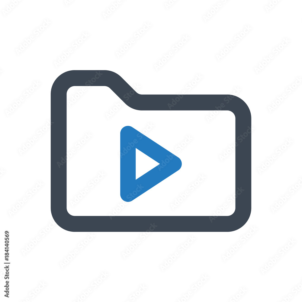 Video Folder Icon Video Folder Icon