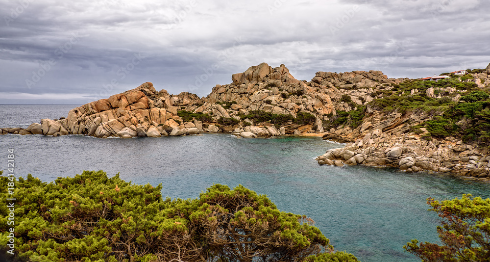 Bucht Capo Testa Landzunge Sardinien