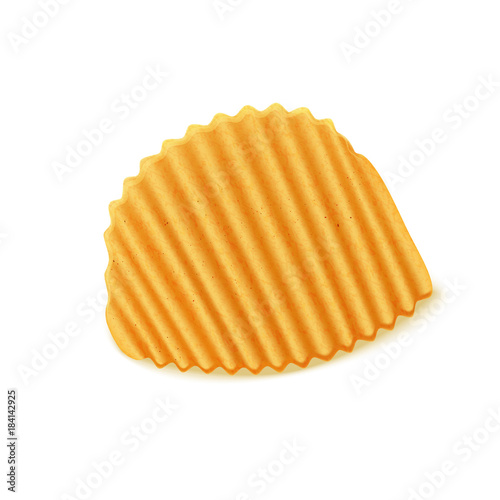 Potato chips ribbed