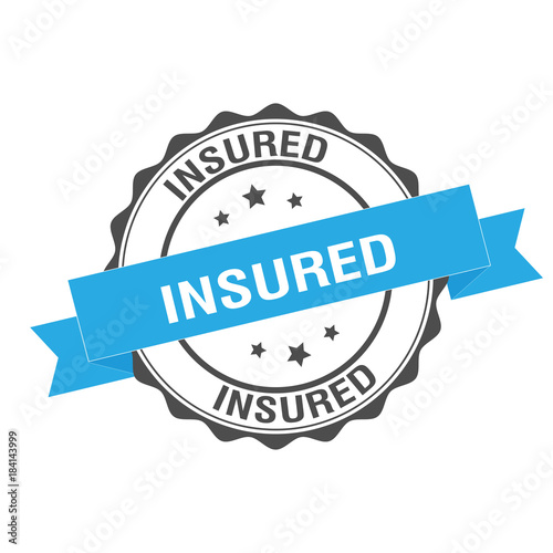 Insured stamp illustration