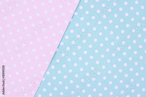soft pink and light blue pastel colored paper background, minimal concept