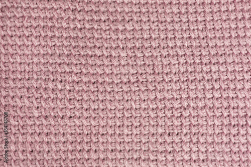 background of tunisian crochet fabric in basic stitch photo