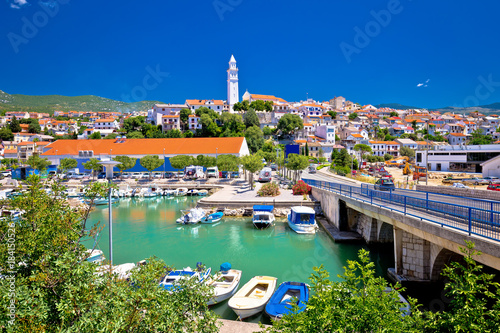 Konstfotografi Town of Novi Vinodolski waterfront view