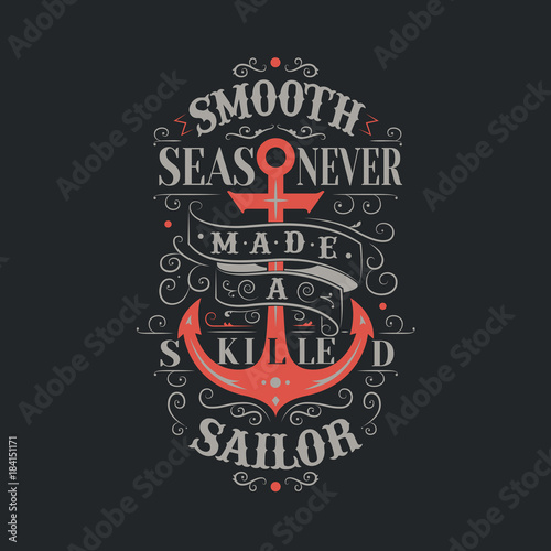 Skilled Sailor Typography Design