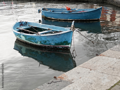 old blue fishing boat © manola72