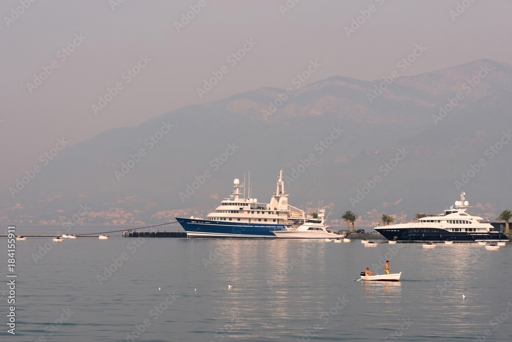 Harbor in Montenegro