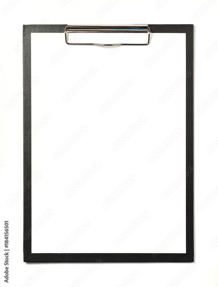 Blank clipboard on white background. Blank clipboard on white background.