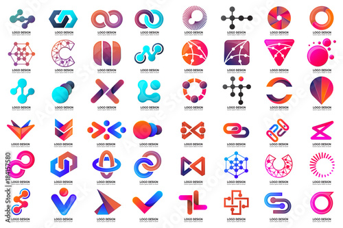 Modern Minimal Vector Logo for banner