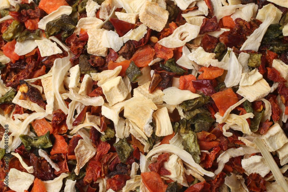 Dried vegetable mix, for backgrounds or textures Dried vegetable mix, for backgrounds or textures