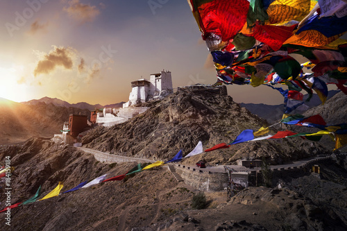 Leinwand Poster Kloster Leh, Ladakh