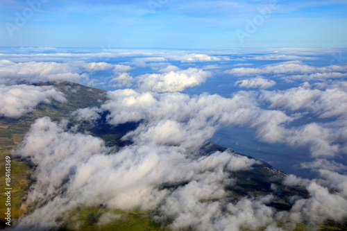 Pico volcano (2351m) on Pico Island, Azores, Portugal, Europe