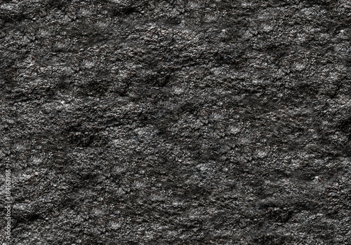 stone texture background dark black grainy natural base
