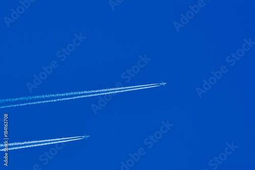 Two Airplanes in the Sky