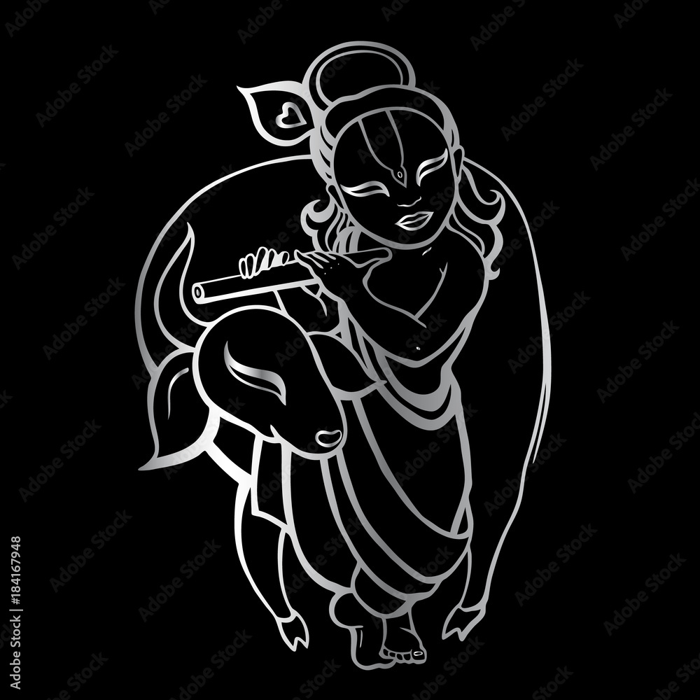 Hindu God Krishna. Hindu God Krishna.