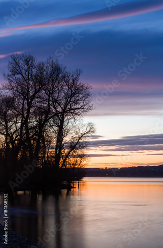Sonnenuntergang am Chiemsee