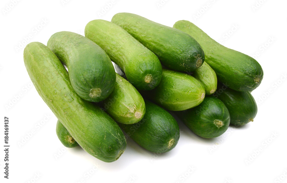 fresh cucumbers isolated on white fresh cucumbers isolated on white