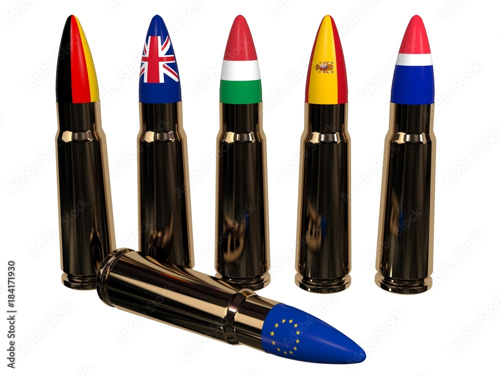 Bullet on a white background. Bullet on a white background.