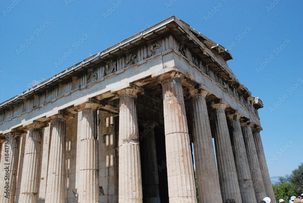 The Temple of Hephaestus or Hephaisteion, Agora of Athens, Greece