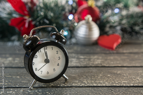 Vintage clock and lights 