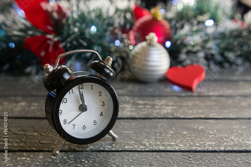 Vintage clock and lights 