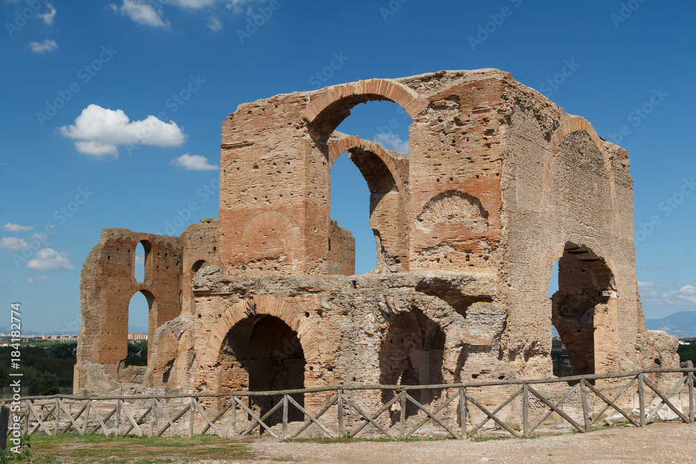 Ruins of the imperial Roman Villa dei Quintili, Rome, Italy