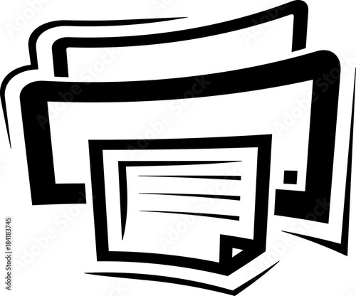 Printer Icon, Ink Jet, Laser Printer