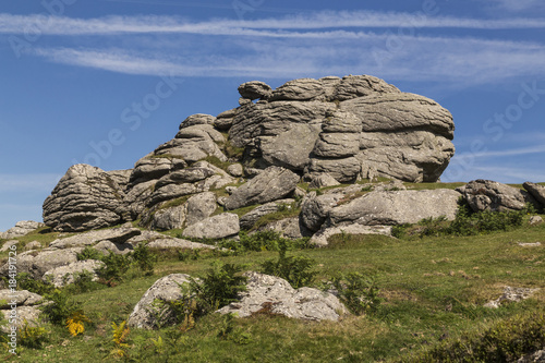 Haytor Rocks / An image of a formation of rocks in the Haytor area of Dartmoor, Devon, UK © peteholyoak