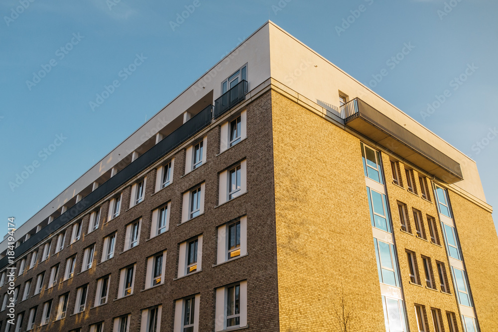 low angle view of hospital building in germany