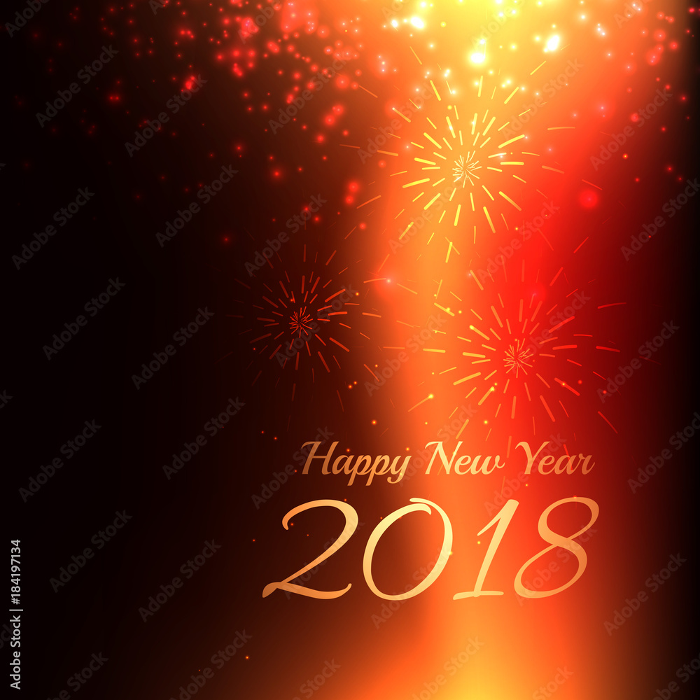 happy new year 2018 background with light effect happy new year 2018 background with light effect