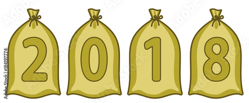 Bag 2018 lettering
