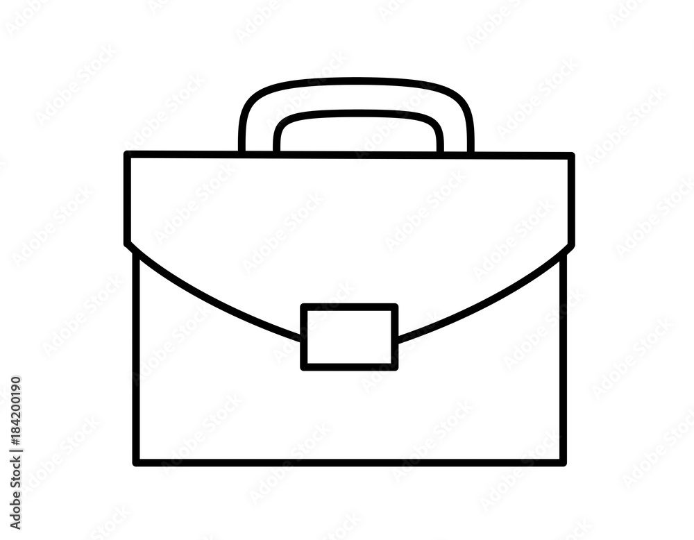ビジネスバッグ(線画) ビジネスバッグ(線画)