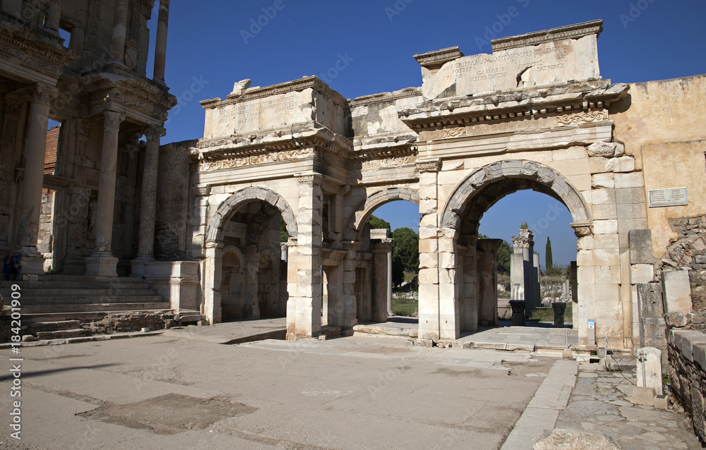The ruins of Ephesus