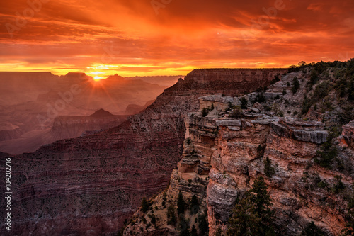 Grand Canyon Sunrise at Mather Point photo