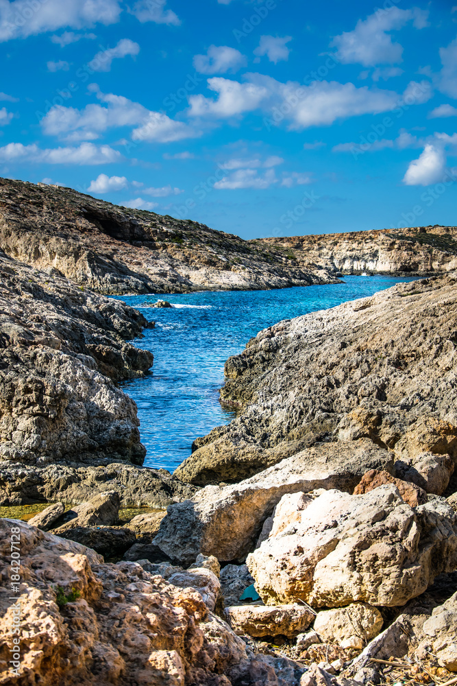 Water between the Rocks Malta