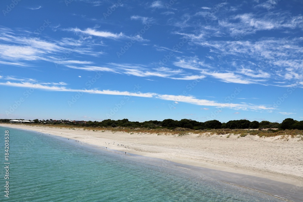 Beach of Woodman Point in Western Australia