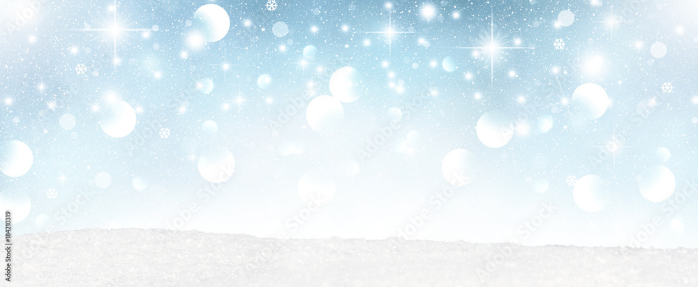 Fototapeta premium Winterlicher Weihnachtsmotiv