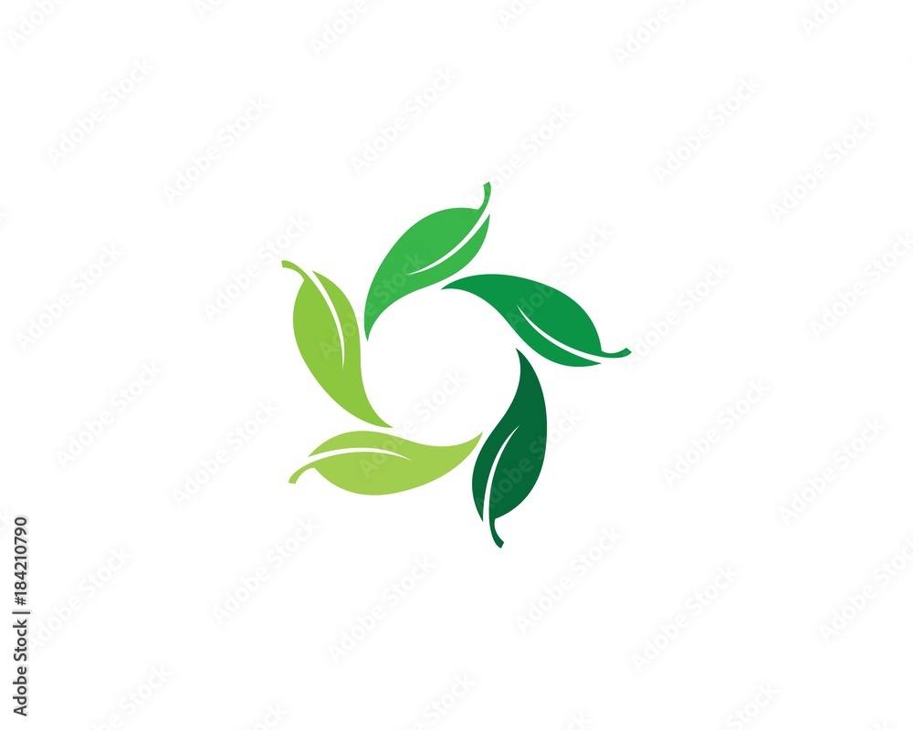 Fototapeta premium ecology nature element vector icon