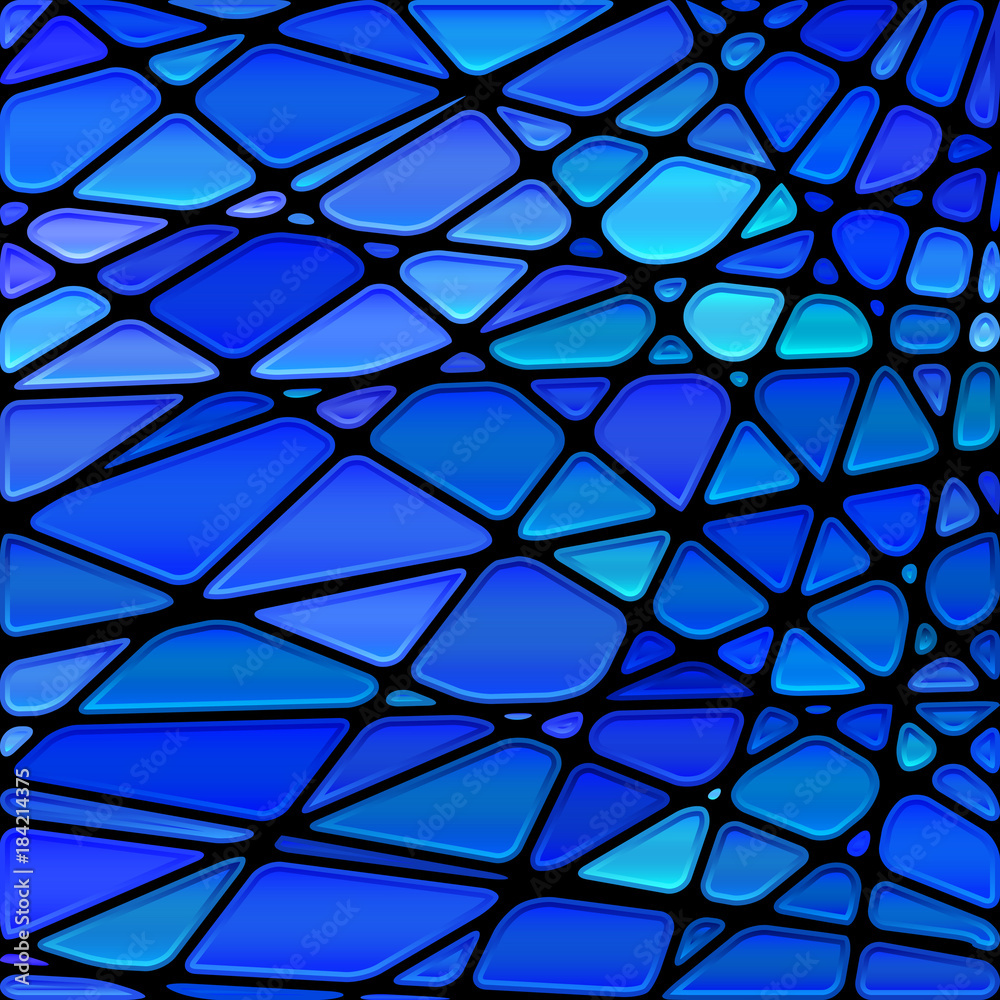 Naklejka premium abstract vector stained-glass mosaic background