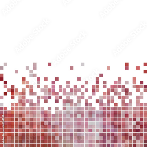 abstract vector square pixel mosaic background