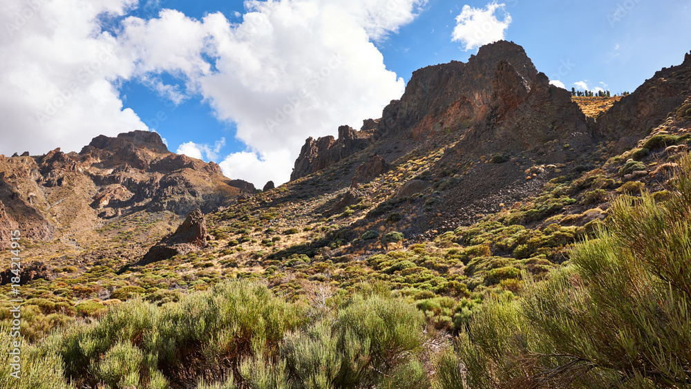 Landscape of Tenerife Hinterland Landscape of Tenerife Hinterland