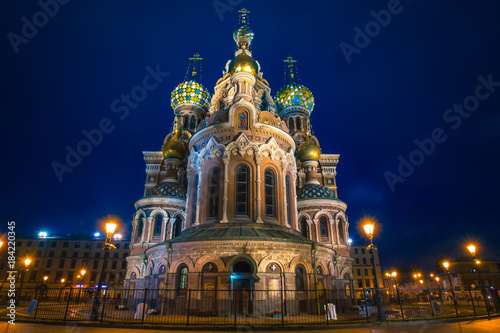 Saint Petersburg. Cathedral of the Savior on Blood. Russia.