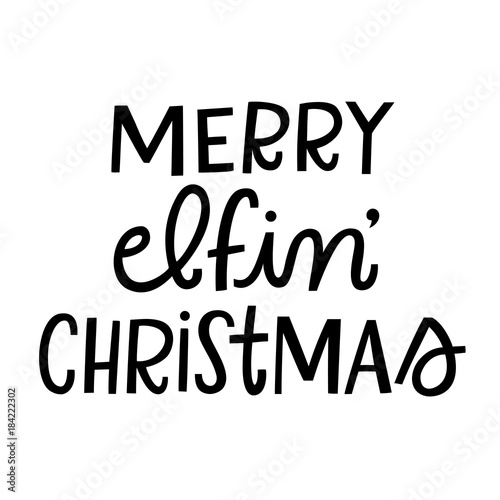 kbecca_vector_merryelfinchristmas_handlettered