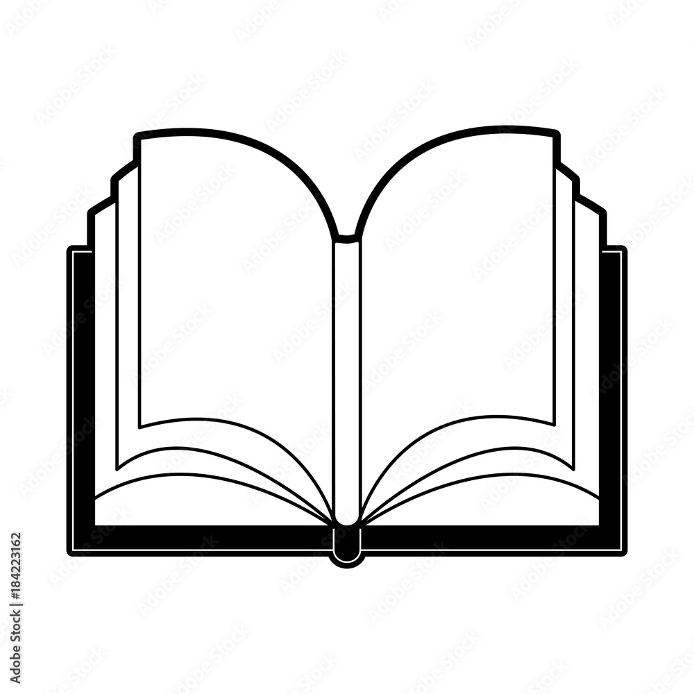 Book open isolated Book open isolated