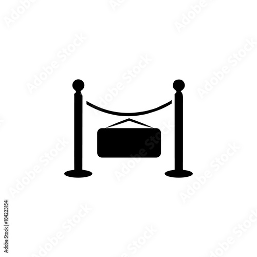 cluv on chain hanged board icon. Night club icon. Element of place of entertainment icon. Premium quality graphic design. Signs, outline symbols collection icon for websites photo