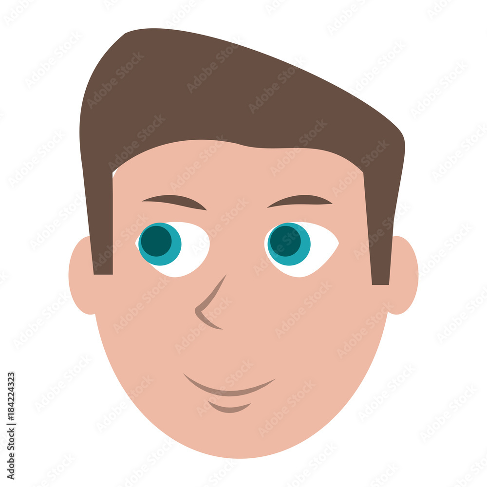 Man face cartoon Man face cartoon